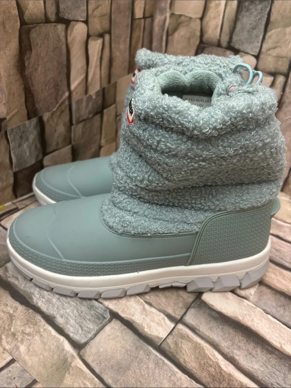 New Hunter Women's Insulated Sherpa Short Snow Boots Sz 9